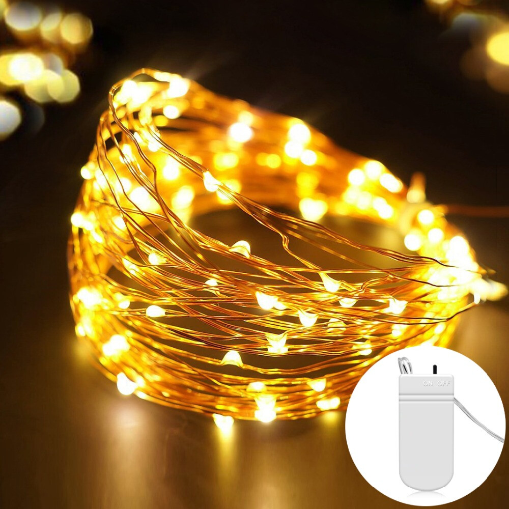 Led Wire String Lights Wedding Party Garlands Venue Drapes