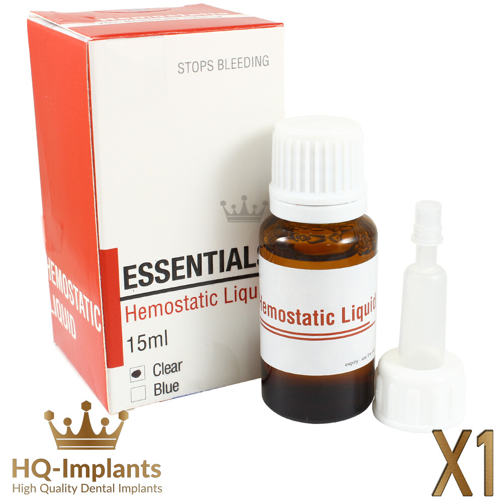 Hemostatic Liquid Wound Care Blood Stop Clear Bleeding Dental Aluminium