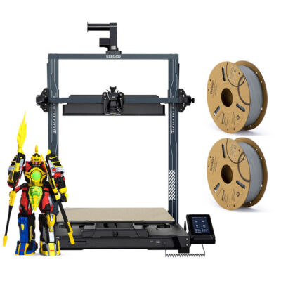 ELEGOO Neptune 4 Max FDM 3D Printer 500mm/s High-Speed 2 KG PLA Filaments Grey