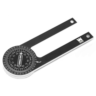 WEN Miter Saw Protractor 7.25 in Aluminum Alloy with Laser-Engraved Scales