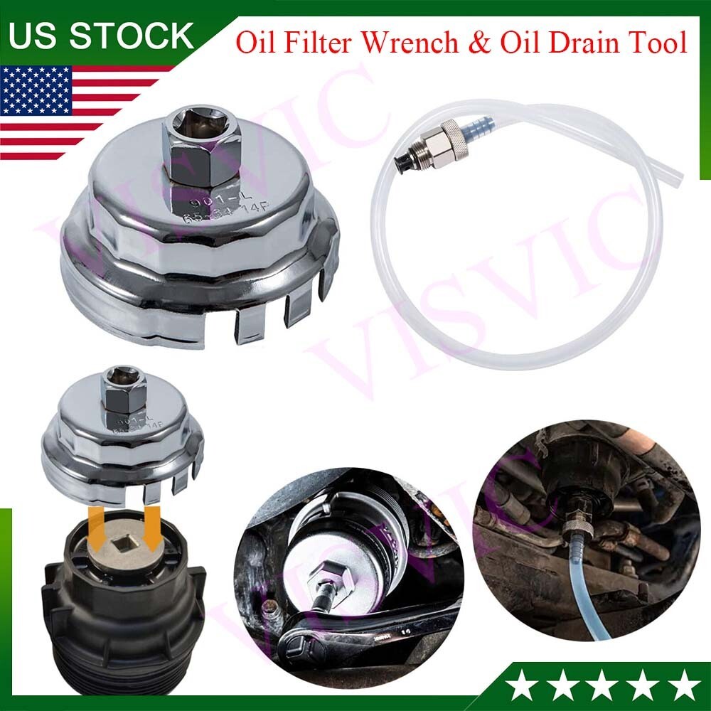 Filter Wrench And Drain Hose Tool Set For Toyota & Lexus 2.0