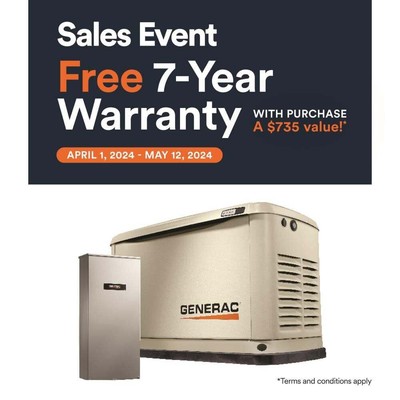 Generac Guardian 24Kw Home Standby Generator With Rxsw200A3 Transfer Switch