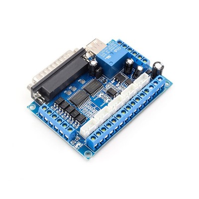 5Axis CNC Interface Adapter Breakout Board Stepper Motor Driver Mach3 Controller
