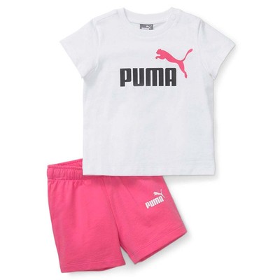 

Puma Minicats Logo TwoPiece Set Розовые спортивные повседневные топы для девочек для малышей 84583982, Розовый, Puma Minicats Logo TwoPiece Set Toddler