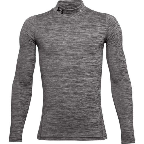 

Under Armour — ColdGear Armor Mock для мальчиков, Jet Grey Light Heather, Youth X-Small, Jet gray light heather (010)/black