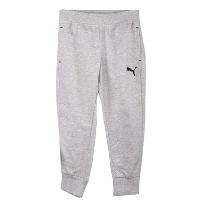 Брюки Puma Cotton French Terry Jogger Молодежные мальчики Серые повседневные 927154-02