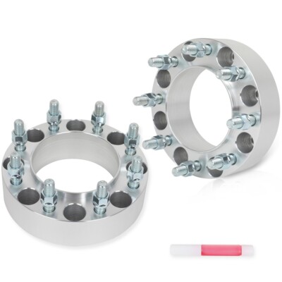 2Pcs 2'' or 51mm 8x170 Hubcentric Wheel Spacers 14x2 For Ford Excursion 2000-2002