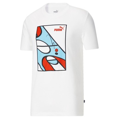 Puma Hoops Court Crew Neck Short Sleeve T-Shirt Mens Size XL  Casual Tops 678791