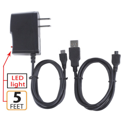 AC/DC Power Adapter Charger + USB Cord for Samsung Galaxy Tab 3 SM-T210 SM-T211