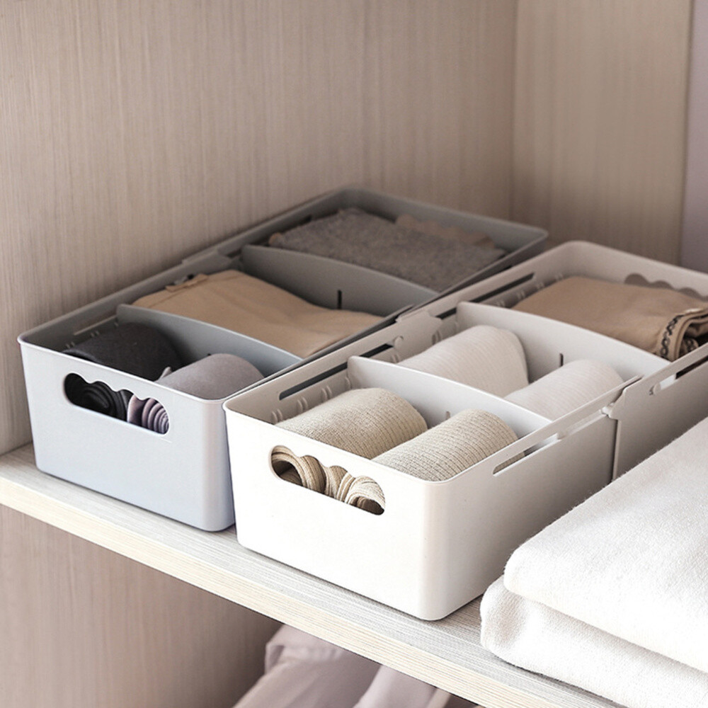 Adjustable Storage Box Bra Underwear Closet Organizer Drawer