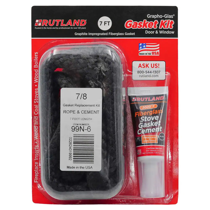 7 Ft. X 7/8 In. Graphoglas Gasket Pellet Stove Replacement K