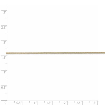 Pre-owned Superdealsforeverything Real 14kt Yellow Gold .8mm Round Snake Chain; 24 Inch; Lobster Clasp