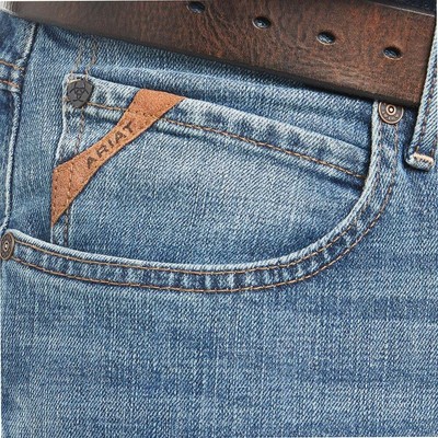 

Мужские синие повседневные брюки Ariat M4 Stretch Legacy Jeans 10029009, Синий, Ariat M4 Stretch Legacy Stackable Jean