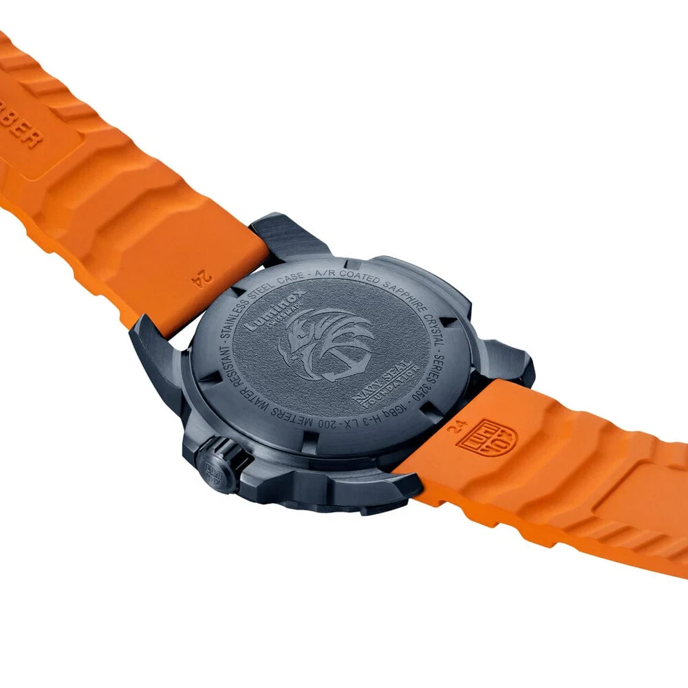 Pre-owned Luminox Navy Seal Foundation Back To The Blue Diver Watch 45mm Xs.3253.cbnsf.set