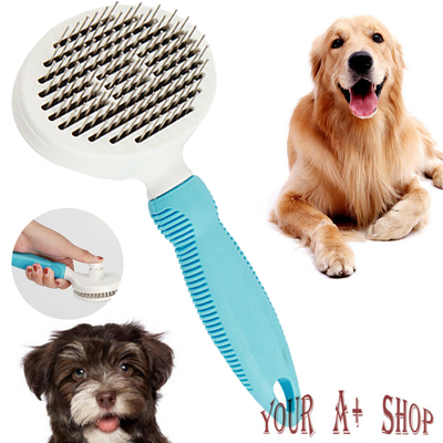 Pet Hair Brush Remover Dog Cat Comb Needle Grooming Message