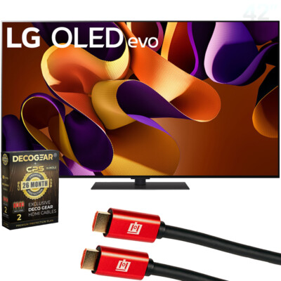 LG 65'' OLED evo G4 Series Smart TV 4K HDR (2024) w/ 26 Month Protection Bundle
