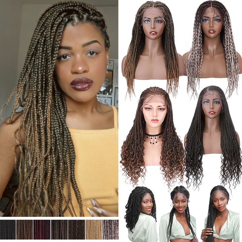 Braided wig,Knotless Box Braids,Frontal braid wig,Braid wig,Senegalese braid