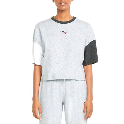 

Puma Re:Collection Oversized Crew Neck 14 Sleeve TShirt Womens Size  Casual To, Grey