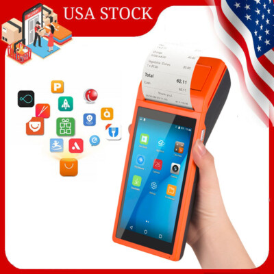 Bisofice All in One Handheld POS PDA Receipt Printer Smart PDA Terminal U0R4