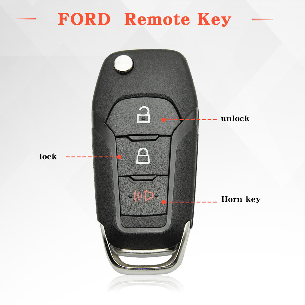 Keyless Entry & Remote Start 2013 Ford Fusion Key Fob Replacement - Foto 3