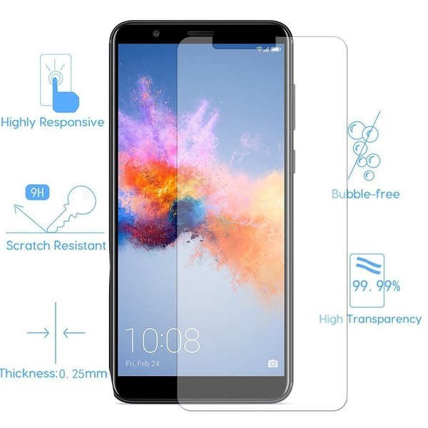 Cristal Templado HUAWEI P20 LITE / NOVA 3E 3D 5D CURVO NEGRO - Imagen 5