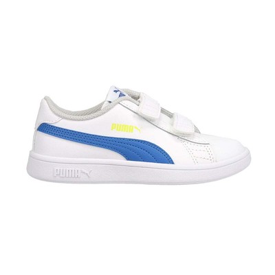 

Puma Smash V2 Slip On Youth Boys Размер 10,5 M Кроссовки Повседневная обувь 365173-33, Белый, Puma Smash V2 Slip On Youth