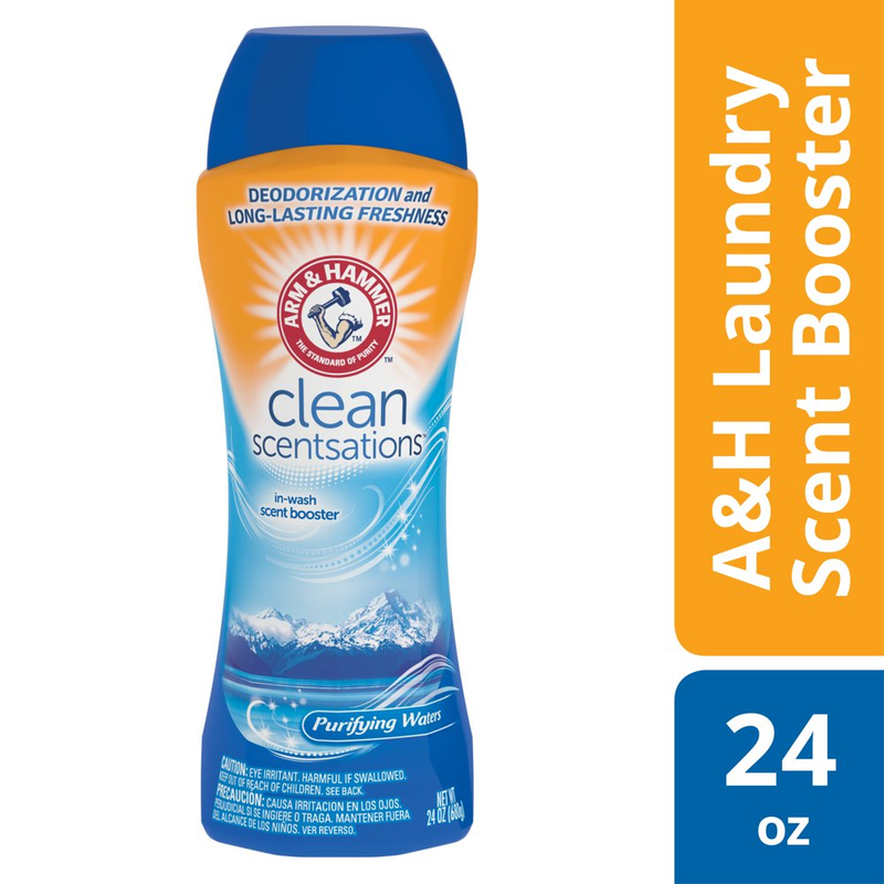 Arm & Hammer In-Wash Scent Booster, Purifying Waters, 24 Oz