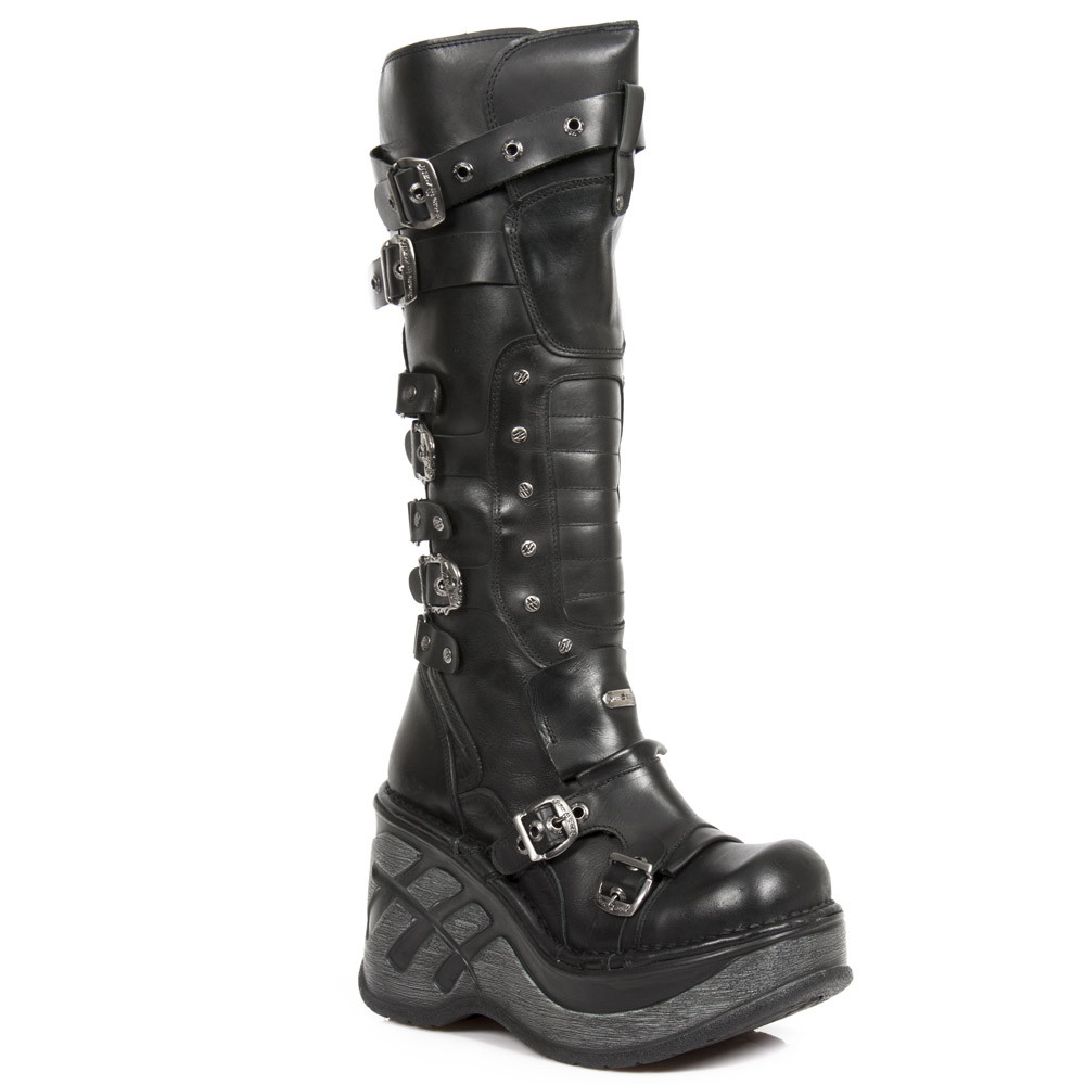 NEW ROCK ROCK M.SP9831 S1 SCHWARZ - STIEFEL, NEO CUNA SPORT, DAMEN