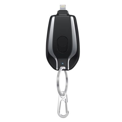 Mini Keychain Power Bank 1500mAh Battery for iPhone Android Phone Portable USA