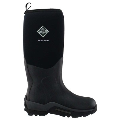 

Мужские черные повседневные ботинки Muck Boot Arctic Sport Tall Pull On ASP-000A, Черный, Muck Boot Arctic Sport Tall Pull On