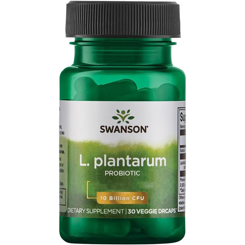 Swanson, L. Plantarum Probiotic, 10 Milliards D'Ufc, 30 GÃ©Lules VÃ©GÃ©Tales - E...