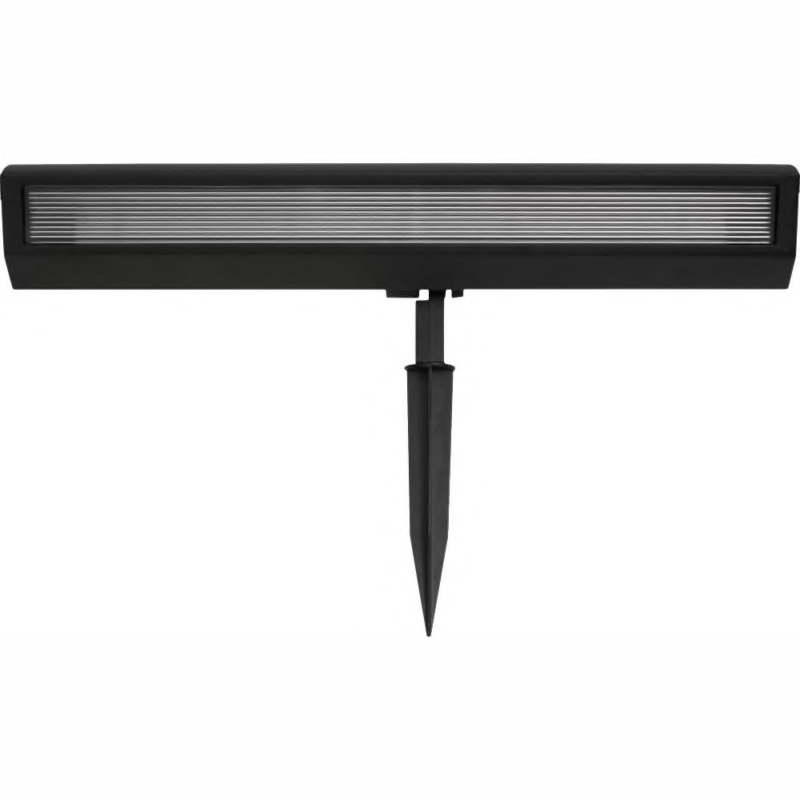 Solar Landscape Wall Wash Spot Light Black Outdoor Integrate