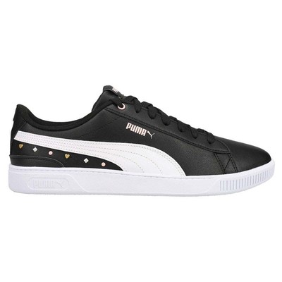

Женские черные кроссовки Puma Vikky V3 Galentines Lace Up Повседневная обувь 383024-02, Черный, Puma Vikky V3 Galentines Lace Up