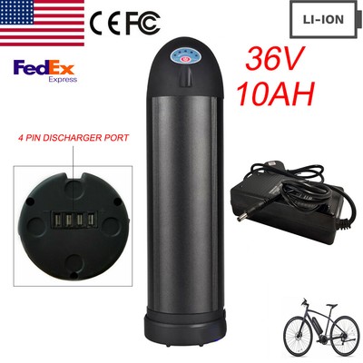 DeHawk D1-3610H eBike Bottle Battery for Down Tube 36V10Ah