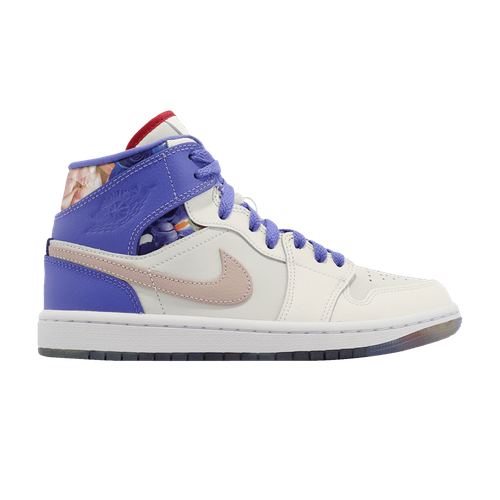 Pre-owned Jordan Air  Wmns Air  1 Mid Se 'valentine's Day Bouquet' Fd4331-121 In White