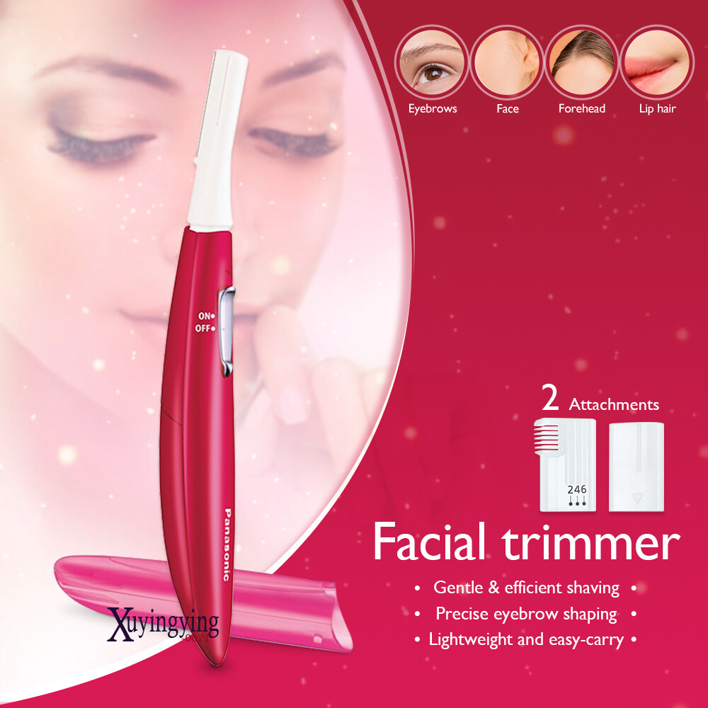 Panasonic Eyebrow & Facial Hair electric Trimmer ES-WF61 micro-thin blade shaver
