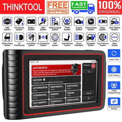 THINKCAR THINKTOOL Obd2 Automotive Scanner All System ECU Coding Active Test