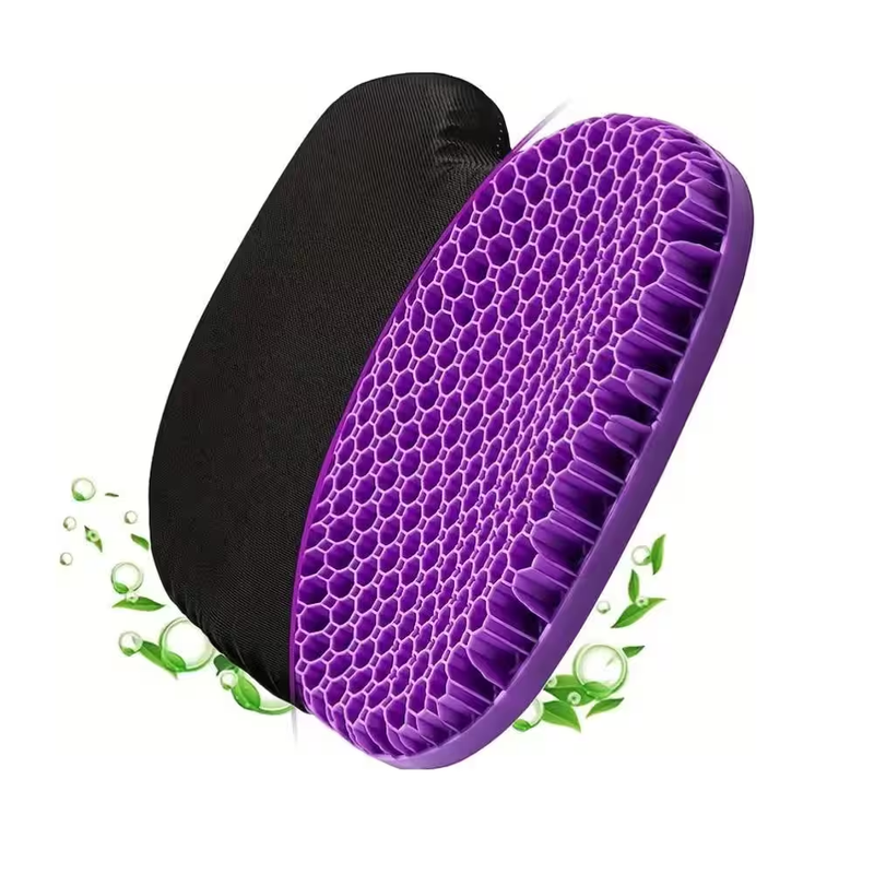 Gel Seat Cushion Honeycomb Orthopedic Chair Cushion Pressure Relief Non Slip