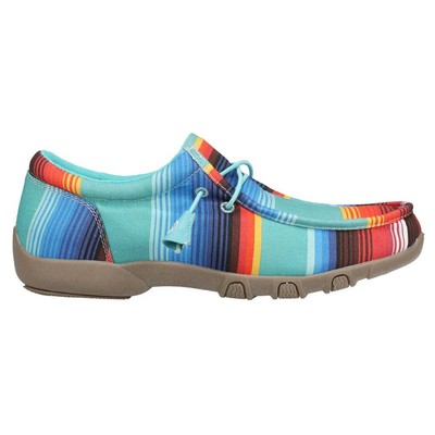 

Roper Chillin Serape Женские синие туфли на плоской подошве в стиле кэжуал 09-021-1791-2868, Синий, Roper Chillin Serape Slip On