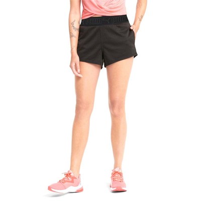 

Puma Elastic 3 Training Shorts Womens Size  Athletic Casual 520285-51, Черный, Puma Elastic 3" Training Shorts