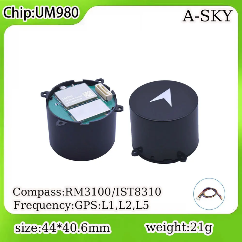 for Pixhawk-6C Lightweight Drone UM980 Compass RM3100 or IST8310 & Spiral Antenn