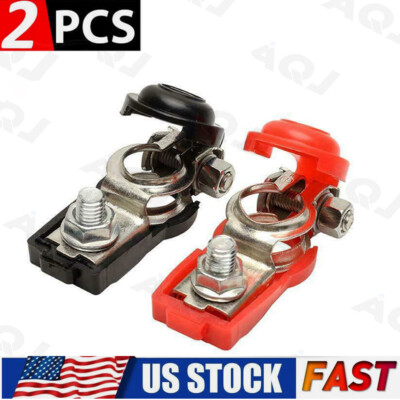 Battery Terminals Car Battery Cable Terminal End Connectors Negative/Positive