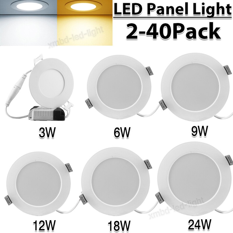 Recessed LED Panel Lights Lighting 3W 6W 9W 12W 18W