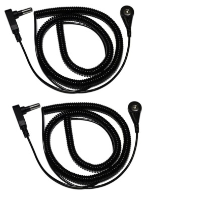 2 Pack Grounding Coil Cords for Grounding Products Grounding Wire Cable 15 Foot