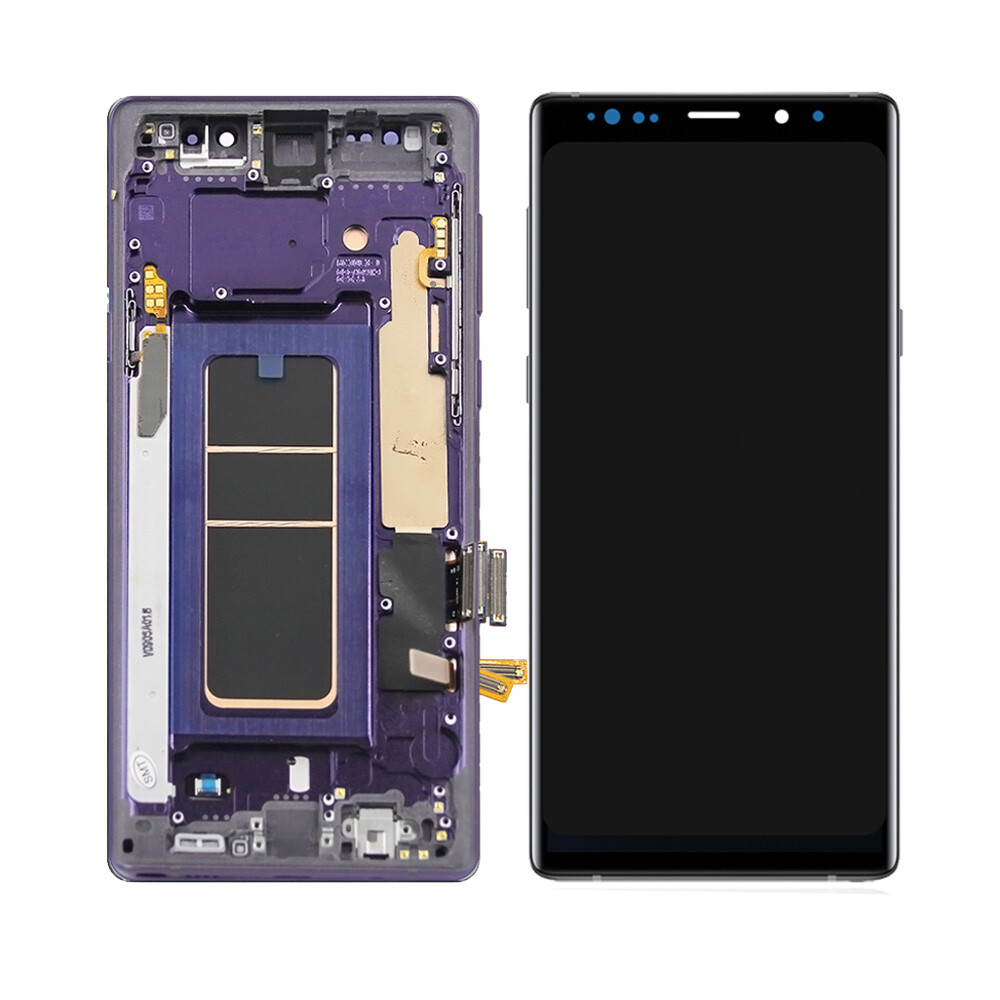 For Samsung Galaxy Note 9 OLED LCD Display Screen Digitizer Assembly with Frame.