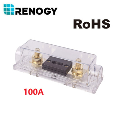 Renogy 20A/30A/40A/60A/100A ANL Fuse Set Get One Fuse + One ANL Fuse Holder