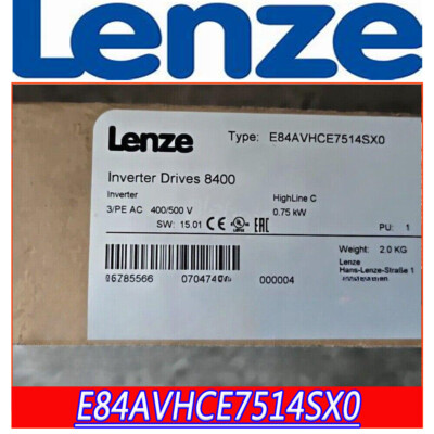 Fast Ship Lenze E84AVHCE7514SX0 Brand New Factory Sealed & Free shipping