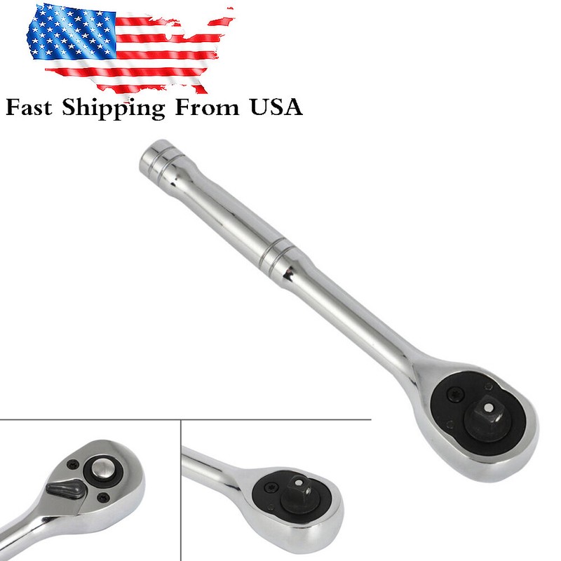 High Quality Tools T72 1/4 Drive Standard Handle Ratchet Chr