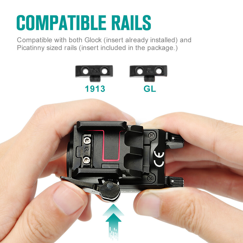 OLIGHT PL-MINI Valkyrie 2 600 Lumens Magnetic Rechargeable Pistol Tactical Light