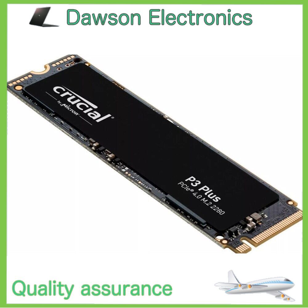Crucial P3 Plus Internal 2TB SSD PCIe Gen 4 x4 M.2 NVMe